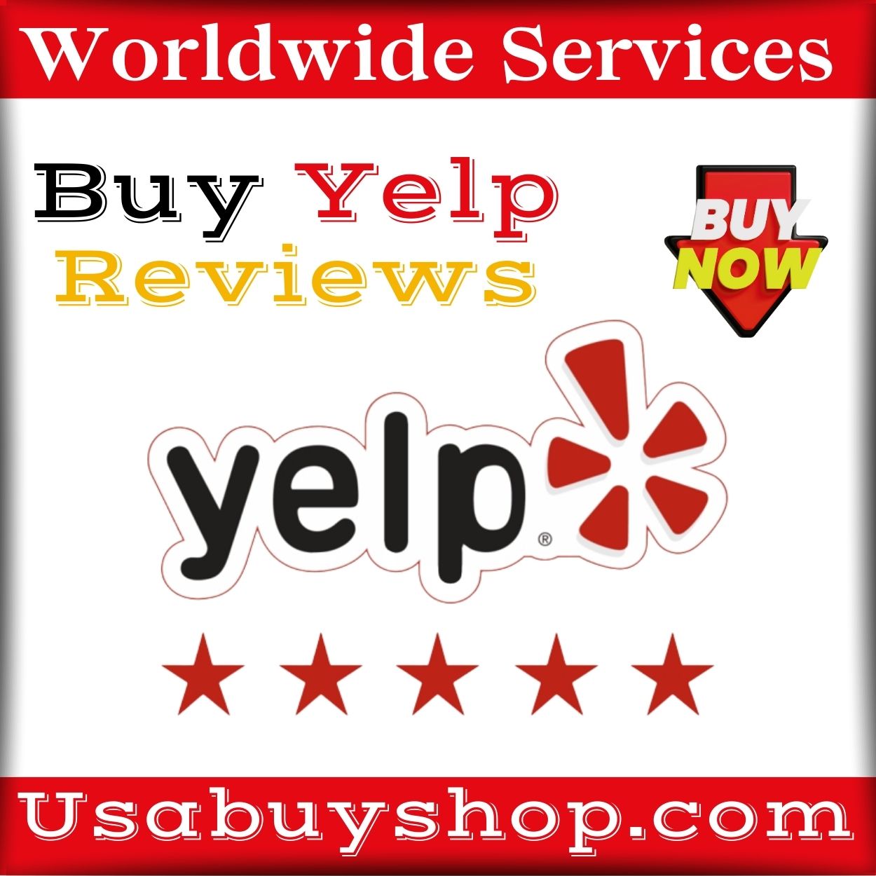 Buy Yelp Reviews - 100% Non-Drop 5-star Ranting Yelp Reviews